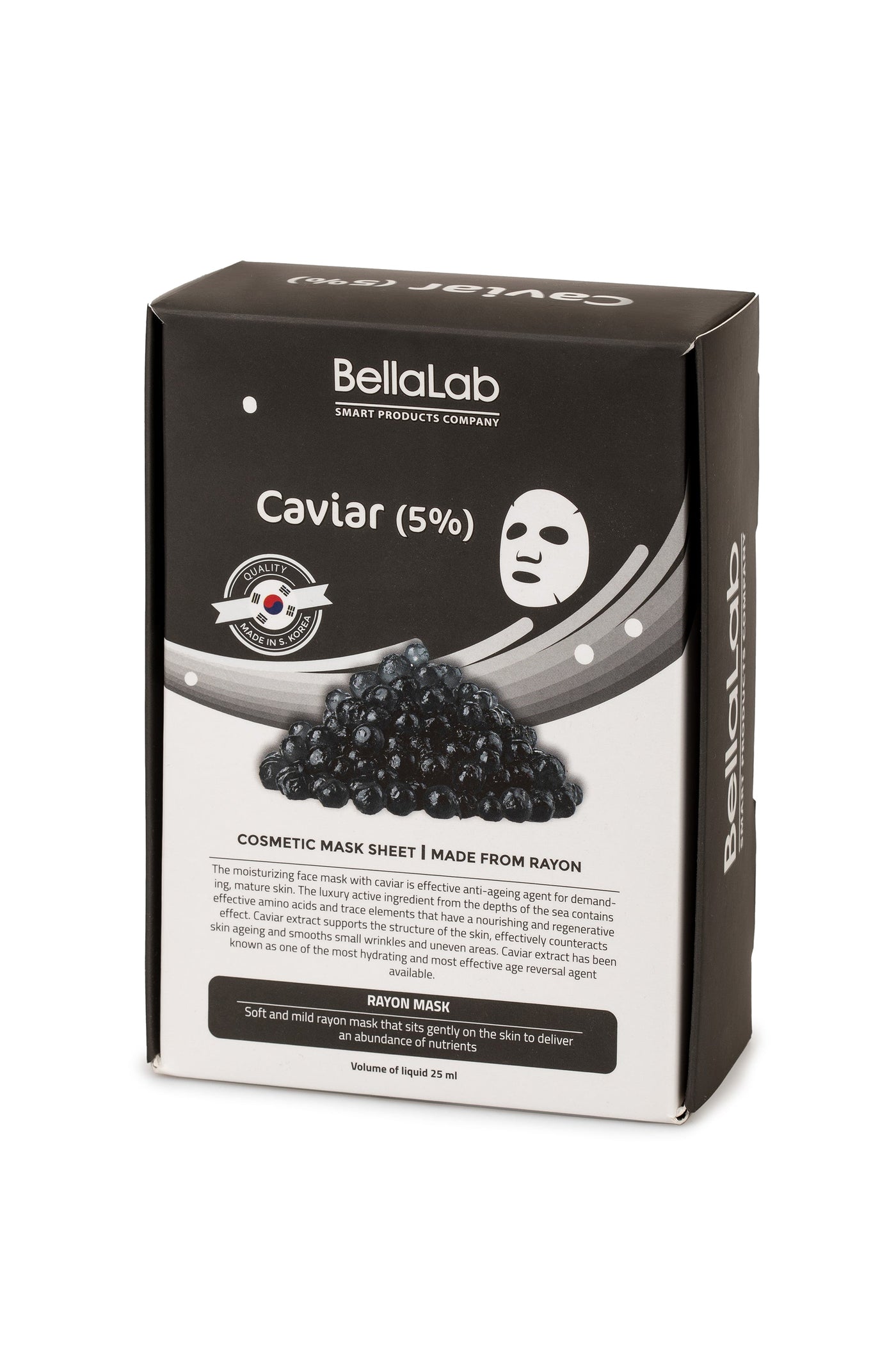 Kit di maschere per il viso al caviale (5%) 20 pezzi.