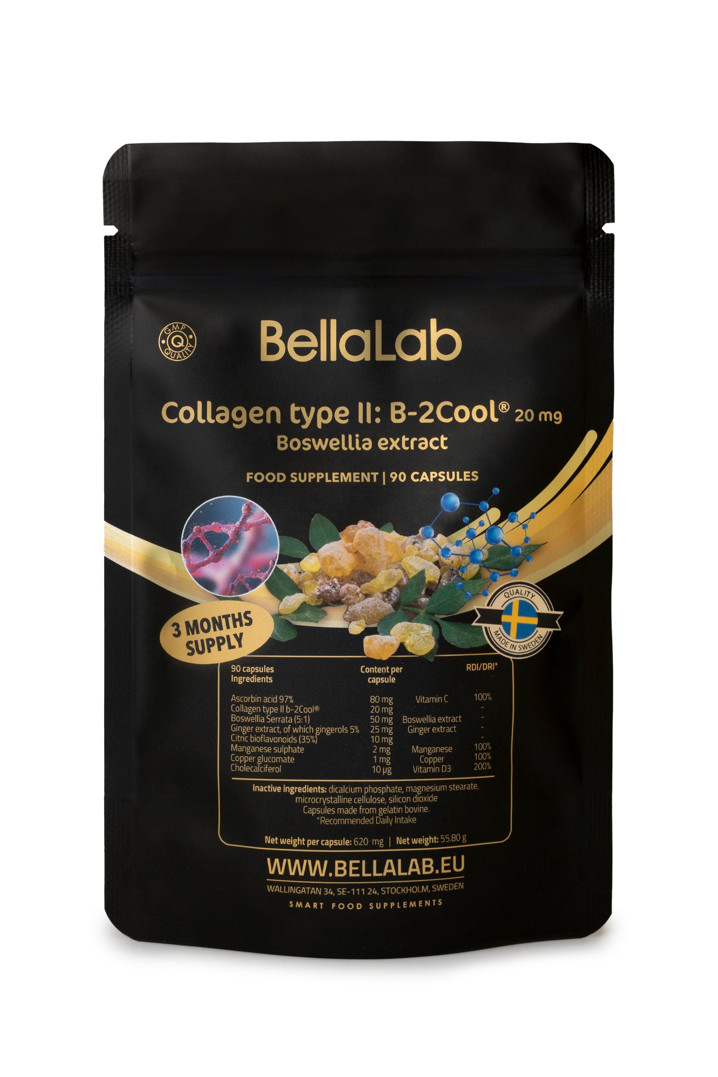Collagene di tipo II + estratto di boswellia